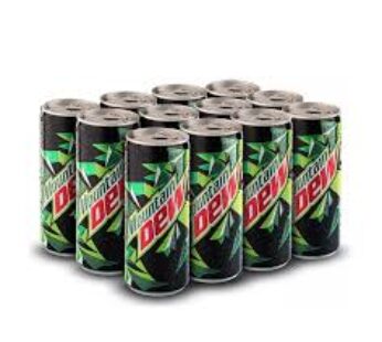 Mountain Dew Can 250ml (cotton pack of 12)